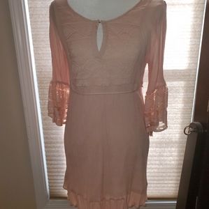 Pink Lace Dress